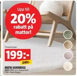 Bauhaus MATTA SILVERBEIGE erbjuda