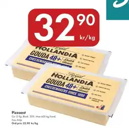 Snabbgross Pizzaost erbjuda