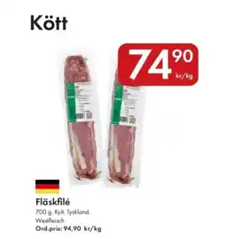 Snabbgross Fläskfilé erbjuda