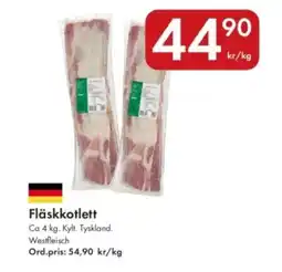 Snabbgross Fläskkotlett erbjuda