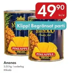 Snabbgross Mikado Ananas erbjuda