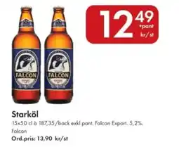Snabbgross FALCON Starköl erbjuda