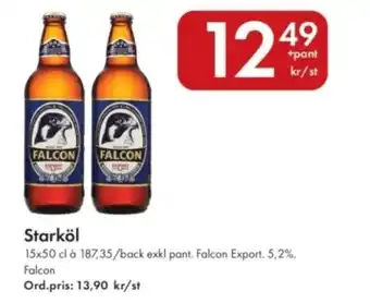 Snabbgross FALCON Starköl erbjuda