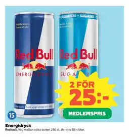 Coop RED BULL Energidryck erbjuda