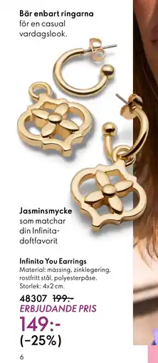 Oriflame Jasminsmycke erbjuda