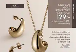 Oriflame Giordani gold smyckesset erbjuda