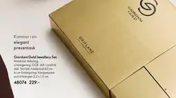 Oriflame Giordani gold jewellery set erbjuda