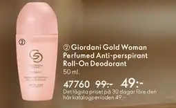 Oriflame GIORDANI GOLD Woman perfumed anti-perspirant roll-on deodorant erbjuda