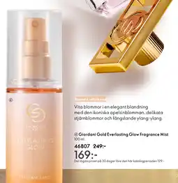 Oriflame GIORDANI GOLD Everlasting glow fragrance mist erbjuda