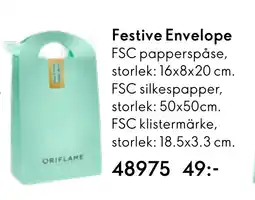 Oriflame Festive envelope erbjuda