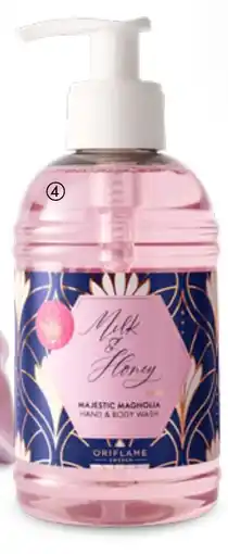 Oriflame MILK & HONEY Gold majestic magnolia hand & body wash erbjuda