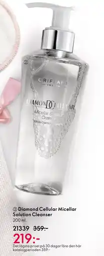 Oriflame Diamond cellular micellar solution cleanser erbjuda