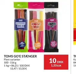 Nielsen Discount TOMS Go'e staenger erbjuda