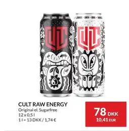 Nielsen Discount CULT RAW Energy erbjuda
