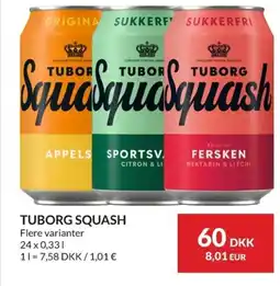 Nielsen Discount Tuborg squash erbjuda