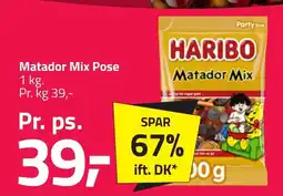 Fleggaard Matador mix pose erbjuda