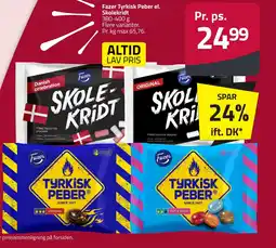 Fleggaard FAZER Tyrkisk peber el. skolekridt erbjuda