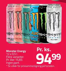 Fleggaard MONSTER Energy erbjuda