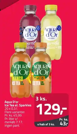 Fleggaard AQUA D'OR Ice tea el. sparkles erbjuda