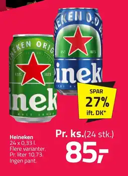 Fleggaard Heineken erbjuda