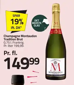 Fleggaard Champagne montaudon tradition brut erbjuda