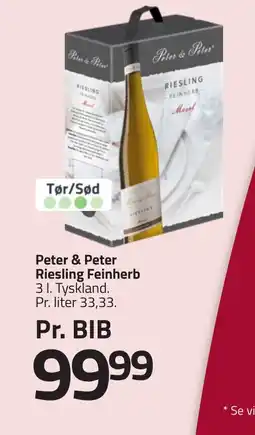Fleggaard PETER & PETER Riesling feinherb erbjuda