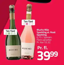 Fleggaard MUCHO MÁS Sparkling el. rosé sparkling erbjuda