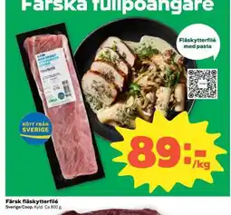 Coop Färsk fläskytterfilé erbjuda