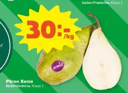 Stora Coop Päron xenia erbjuda