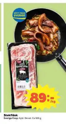 Coop Stekfläsk erbjuda