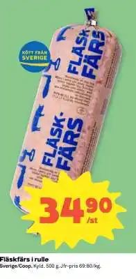 Coop Fläskfärs i rulle erbjuda