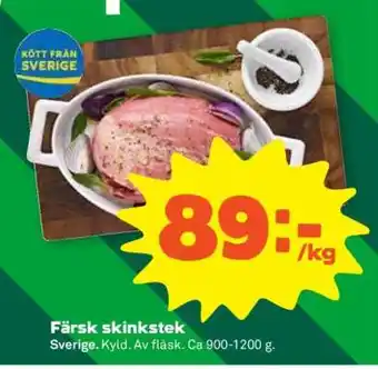 Färsk skinkstek