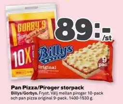 Stora Coop Pan Pizza/Piroger storpack erbjuda