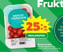 Stora Coop Snacktomater, Medlemspris erbjuda