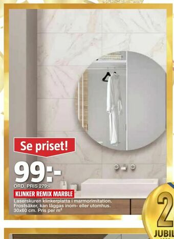 Bauhaus Klinker remix marble erbjuda