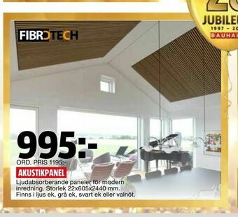 Bauhaus Akustikpanel erbjuda