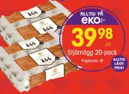 EKO Stjärnägg 20-pack erbjuda