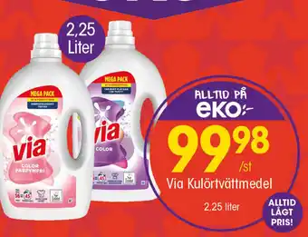 Via Kulörtvättmedel