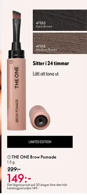 Oriflame THE ONE Brow Pomade erbjuda