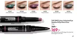 Oriflame THE ONE Colour Unlimited Eye Shadow & Eye Pencil Duo erbjuda