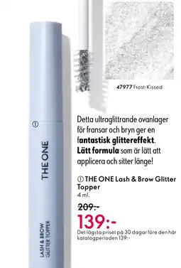 Oriflame THE ONE Lash & Brow Glitter Topper erbjuda