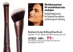 Oriflame Radiant Sculpt & Blend Duo Brush erbjuda