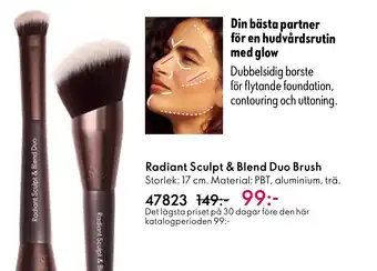 Oriflame Radiant Sculpt & Blend Duo Brush erbjuda