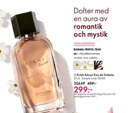 Oriflame Eclat Amour Eau de Toilette erbjuda