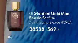 Oriflame Giordani Gold Man Eau de Parfum erbjuda