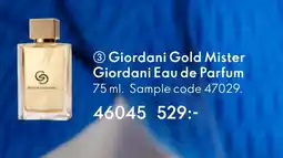 Oriflame Giordani Gold Mister Giordani Eau de Parfum erbjuda