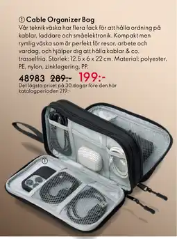 Oriflame Cable Organizer Bag erbjuda