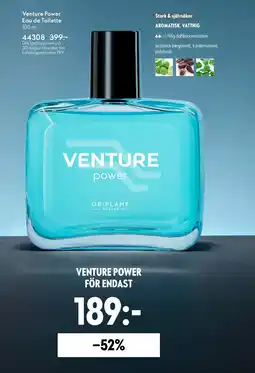 Oriflame Venture Power Eau de Toilette erbjuda