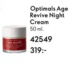 Oriflame Optimals Age Revive Night Cream erbjuda