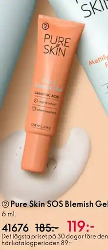 Oriflame Pure Skin SOS Blemish Gel erbjuda